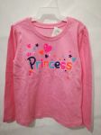 Imagen de Remera Mangas Largas Princess Algodón Para Nena De 4 Años Rosa Princesa 4t Liso
