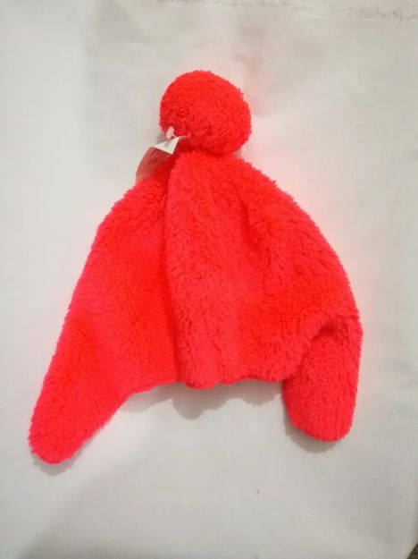 Imagen de Gorro Polar Corderito Con Orejera Para Nena Color Naranja Rojo L/xl