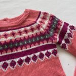 Imagen de Vestido Tejido Sweater Mangas Largas Crazy8 Algodón Niñas Salmón-fucsia 4t