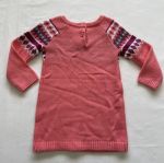 Imagen de Vestido Tejido Sweater Mangas Largas Crazy8 Algodón Niñas Salmón-fucsia 4t