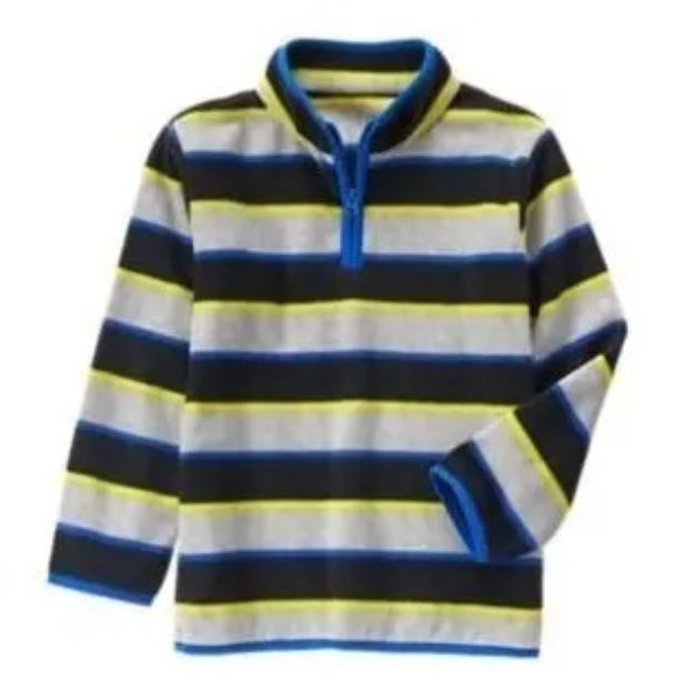 Imagen de Buzo Crazy8 Con Cuello A Rayas Polar Varon Xs Negro-amarillo