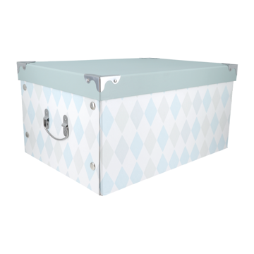 Imagen de Caja con Herrajes Rombos 44x31x22