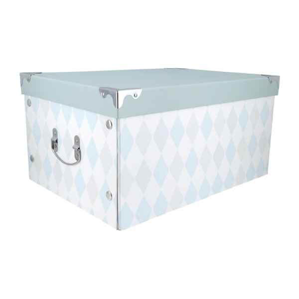 Imagen de Caja con Herrajes Rombos 44x31x22