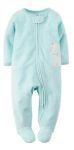 Imagen de Enterito Polar Pijama Con Pie Aqua Gatita Nena Algodon Agua 9 Meses