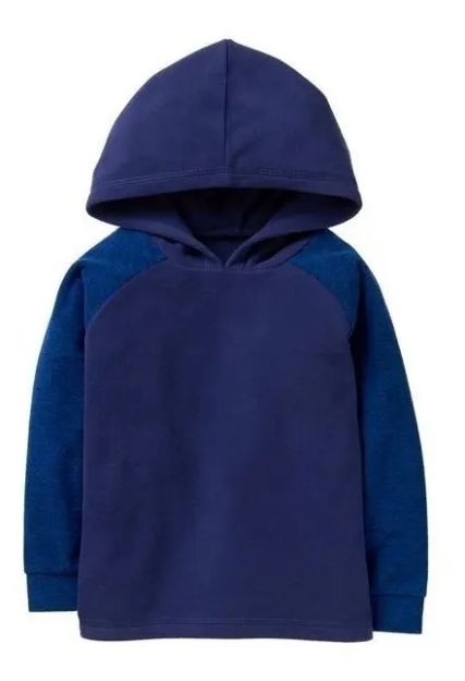 Imagen de Buzo Crazy8 Azul Con Capucha Tela Microfibra Varón 12-18 Meses Azul Oscuro