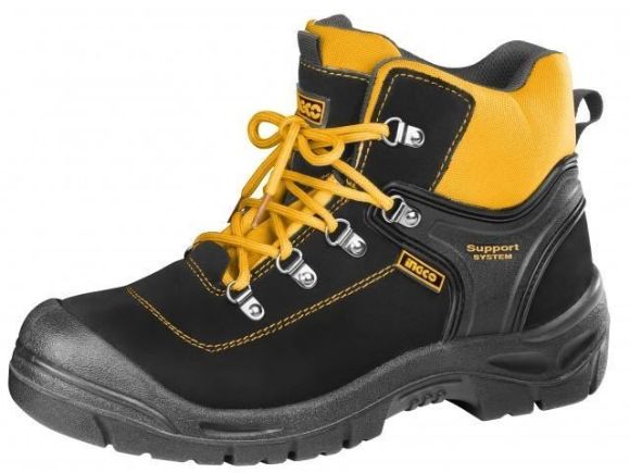 Imagen de Zapato Botin de trabajo negro Ingco punta plastica -Ynter