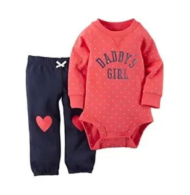 Imagen de Conjunto Carter´s Calza Y Body Mangas Largas Rojo