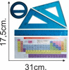 Imagen de Juego geometria c/tabla periodica x 5 pc