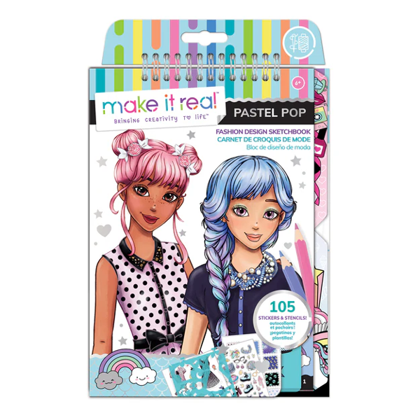 Imagen de Cuaderno de Modas 90 Stickers y Diseños