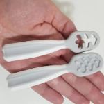 Imagen de Kit Cucharas Silicona Entrenamiento Blw Bebes 6 Meses+ Buba Verde