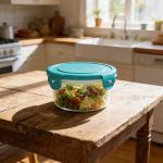 Imagen de Bowl Taper Contenedor Apto Micro Freezer Sin Bpa 400ml Verde