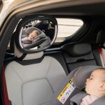 Imagen de Espejo Retrovisor Asiento Auto Luz Led Control Remoto Bebes Negro