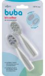 Imagen de Kit Cucharas Silicona Entrenamiento Blw Bebes 6 Meses+ Buba Verde