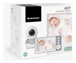 Imagen de Babycall Video Monitor Kikkaboo Bebes Seguridad Temperatura Gris