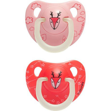 Imagen de Chupete Anat Silic X2 Nocturno Ciervo
