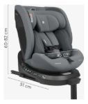 Imagen de Silla De Auto Butaca I Orbit Kikkaboo Rotacion 360 0-36kg Dark Grey Gris