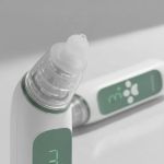 Imagen de Aspirador Nasal Electrico C/ Luz Recargable Bebes Kikkaboo Verde Claro