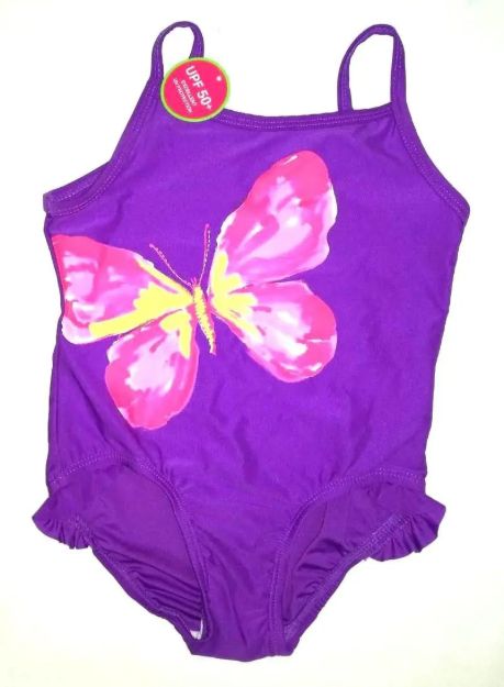 Imagen de Malla Cuerpo Entero Mariposa Púrpura The Children Place Niña Violeta 3t
