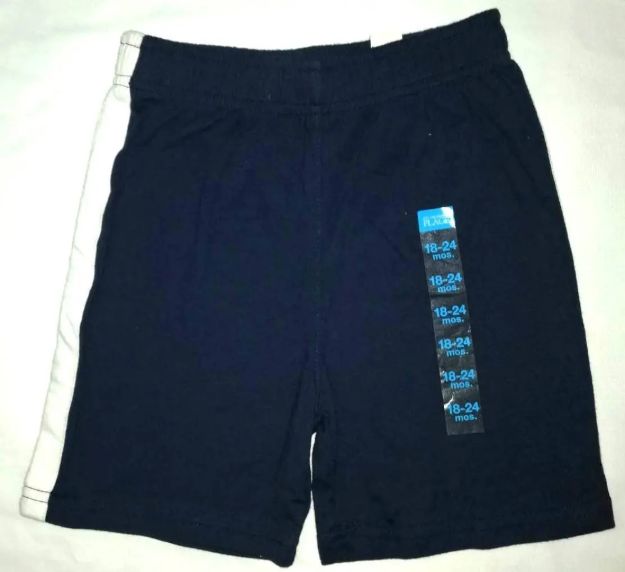 Imagen de Short Azul Deportivo Para Varón De 18 A 24 Meses Algodón Azul Oscuro 18-24 Meses