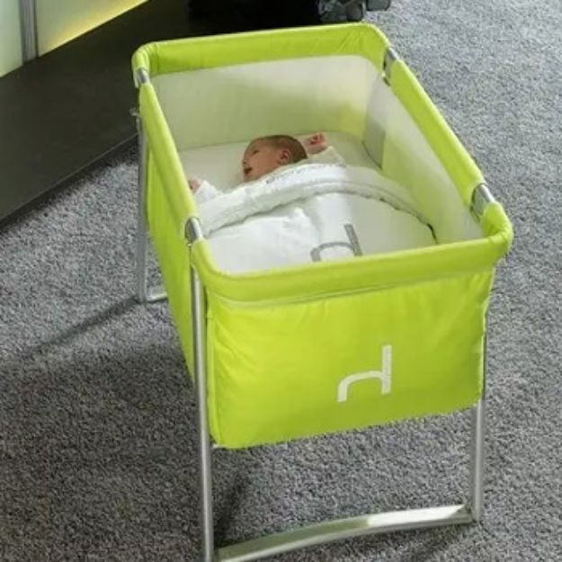 Imagen de Cuna Dream Babyhome Para Bebés Color Lima Soporta 20kg