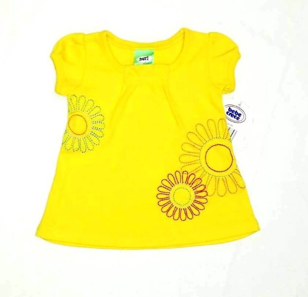 Imagen de Vestido Amarillo Nuby Algodon Bebés 3 A 6 Meses Amarillo Liso