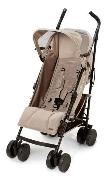 Imagen de Coche Paraguita Beige Viajes Lemonbaby Reclinable Babyhome Beige Negro