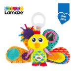 Imagen de Colgante Peluche Pájaro Multicolor Sonidos Texturas Bebés