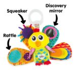 Imagen de Colgante Peluche Pájaro Multicolor Sonidos Texturas Bebés