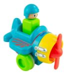 Imagen de Avión Con Conductor Press And Go Lamaze Didactico Niños 9m+ Avión Azul Petróleo