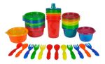 Imagen de Set De 28 Piezas Vasos Bowls Y Cubiertos The First Years 