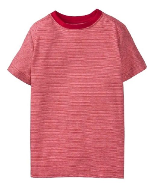 Imagen de Remera Roja De Rayas Mangas Cortas Crazy8  Algodón Varon Rojo Xl Rayas