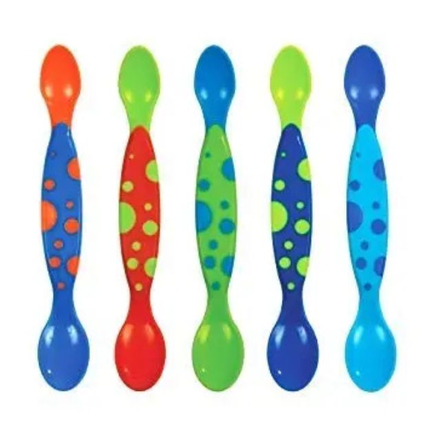 Imagen de Set X5 Cucharas Dobles The First Year Para Bebés A Partir 3m