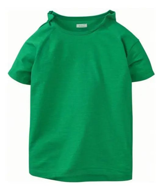 Imagen de Remera Manga Corta Verde Hombros Descubierto Crazy8 Algodón  Verde Oscuro L Liso