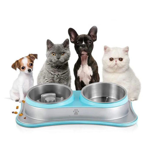 Imagen de Plato Doble de Acero Dokipetty R3