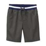 Imagen de Short Bermuda Gris Con Pretina Y Cordón Crazy8  Algodón Gris Oscuro 5t