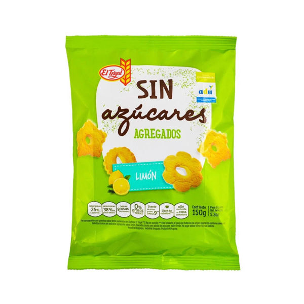 Imagen de Galleta El Trigal Limon S/azucar 150 gr