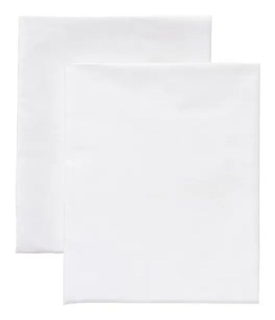 Imagen de Set De 2 Sábanas Para Cunas Babyhome Dream Bebés Algodón Blanco Liso