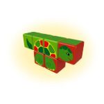 Imagen de Juego Didáctico Cubos Animales Geomag Magneticas Niños 