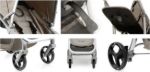 Imagen de Coche Babyhome Emotion Color Sand Bebés Hasta 25kg Gris