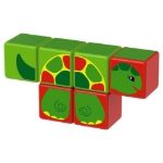 Imagen de Juego Didáctico Cubos Animales Geomag Magneticas Niños 