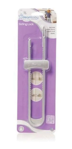 Imagen de Protector Deslizante Para Puertas Seguridad Del Bebé Dreamba Gris