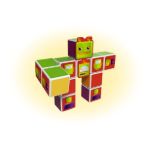 Imagen de Juego Didáctico Cubos Magicube Robot Geomag Juego De Niños 