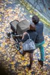Imagen de Bolso Cartera Maternal Babymoov Gris Con Accesorios Espacios Gris Oscuro Estrellita