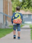 Imagen de Mochila Escolar Jjcole Dragón Con Carpeta Niños De 3 Años+ Verde Musgo