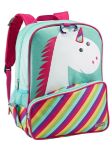 Imagen de Mochila Escolar Jjcole Unicornio Con Carpeta Niñas 3 Años+ Rosa Chicle