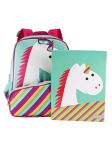 Imagen de Mochila Escolar Jjcole Unicornio Con Carpeta Niñas 3 Años+ Rosa Chicle