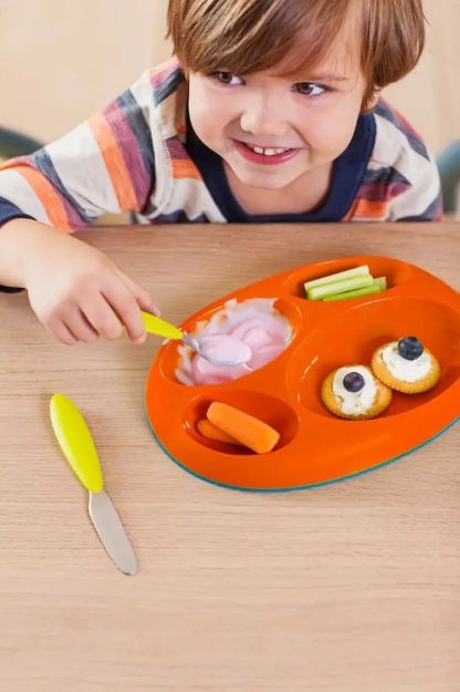 Imagen de Platos Con Divisiones Antideslizante Para Bebés A Partir 9 M