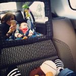Imagen de Espejo Retrovisor Y Porta iPad Para Autos Gris Bebés Jjcole 
