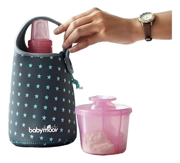 Imagen de Calienta Mamadera Portatil Y Térmico Babymoov Bolsa Gel 