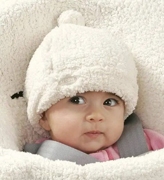 Imagen de Gorro Jjcole Corderito Bebés 0-6 Meses Otoño/invierno Beige 6-12 Meses